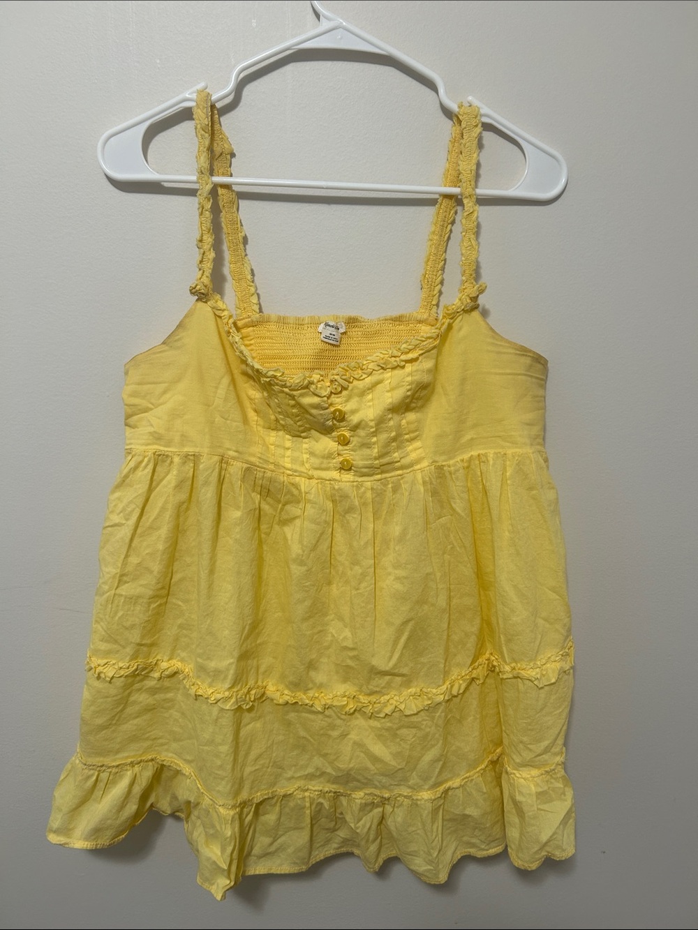 Urban Outfitters Kimchi Blue Yellow Camisole Tunic